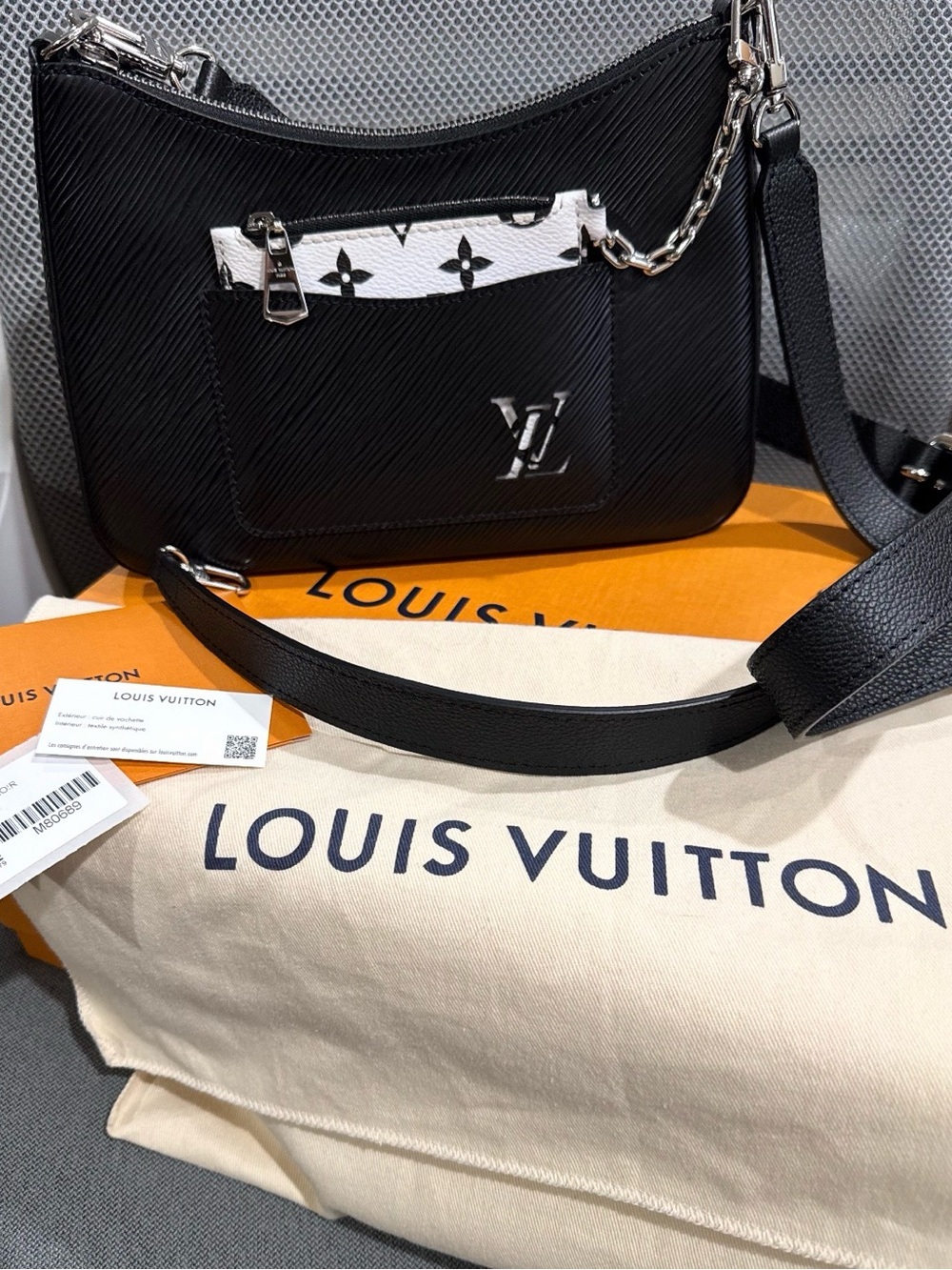 ✨💎LIKE NEW💎✨Louis Vuitton Marelle 2 way Shoulder Bag Full Inclusion - Picture 12 of 12